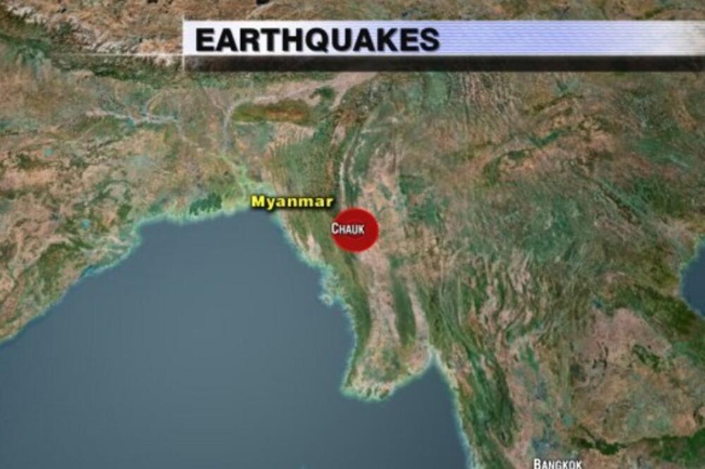 Jak zemljotres u Mjanmaru 