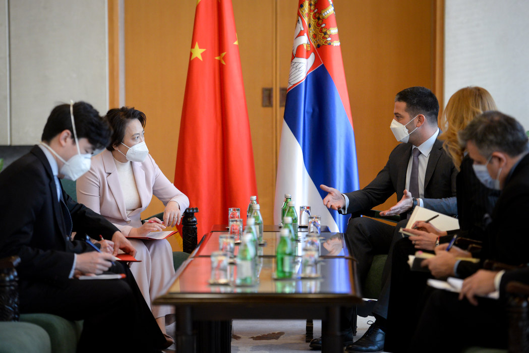 Udovičić se sastao sa ambasadorkom Čen Bo