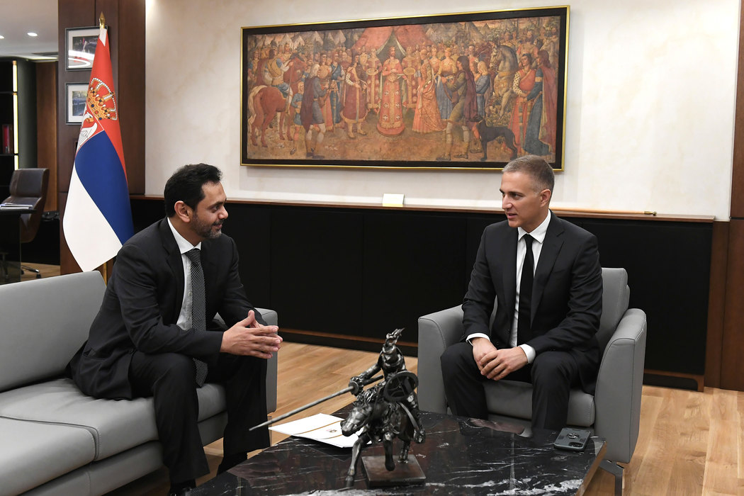 Stefanović sa ambasadorom UAE: Izuzetni odnosi dve zemlje