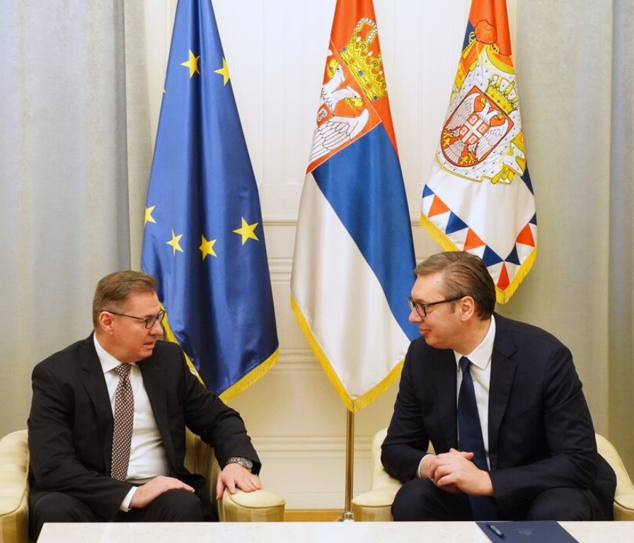Vučić se sastao sa novim šefom misije Saveta Evrope u Beogradu