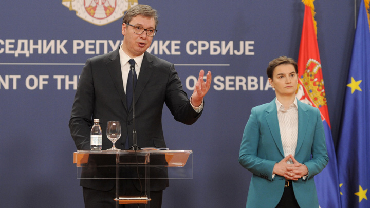 Vučić i Brnabić obraćaju se sutra javnosti