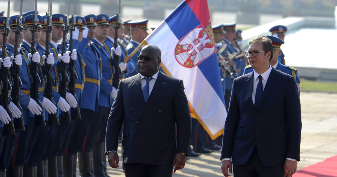 Predsednik Srbije dočekao predsednika DR Kongo