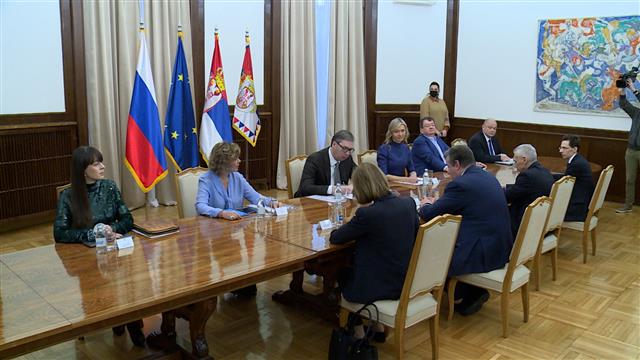 Vučić sa Sluckim o daljem razvoju saradnje dve zemlje 