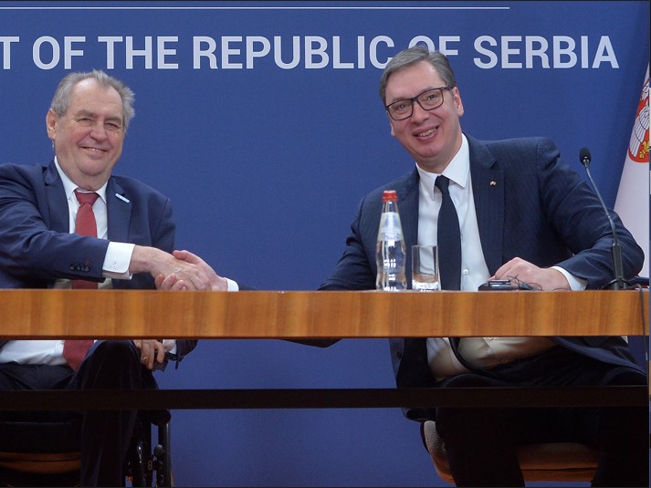 Vučić: To što je Zeman rekao o Kosovu ostalo je u srcima naših građana