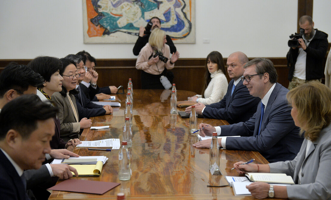 Vučić se sastao sa potpredsednicom korejske Skupštine 