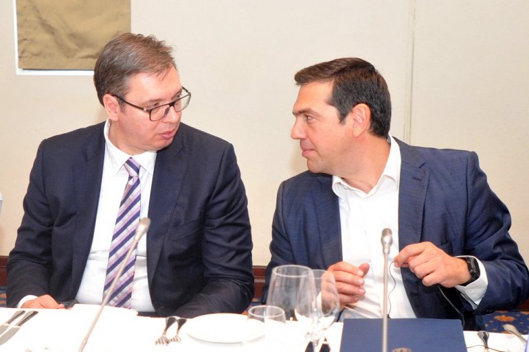 Sastanak Vučića i Ciprasa u Beogradu