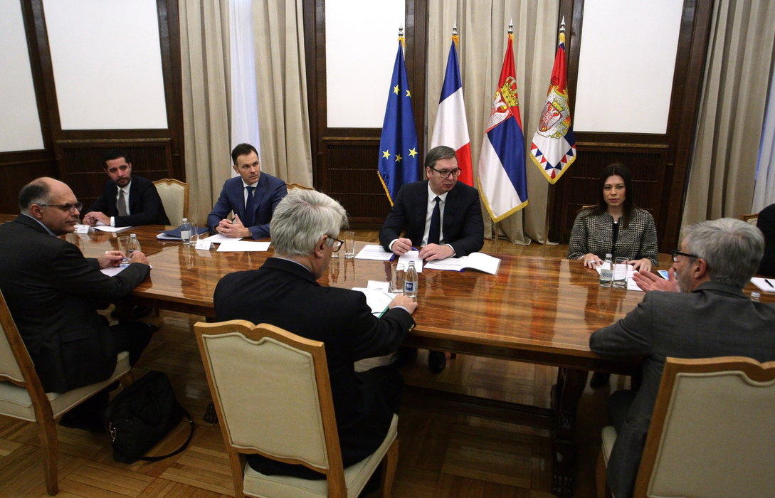 Vučić sa delegacijom Francuske razvojne agencije