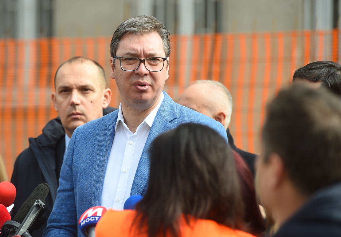 Vučić obišao radove na obnovi Infektivne klinike