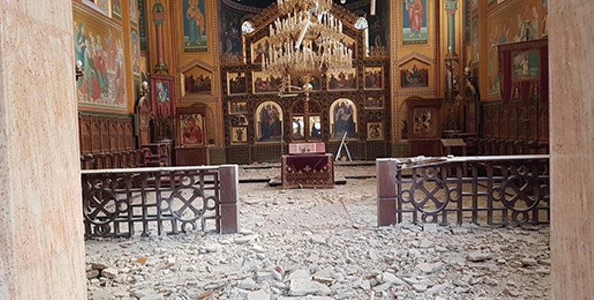 Porfirije: Velika oštećenja na hramu i zgradama, pomoć svima