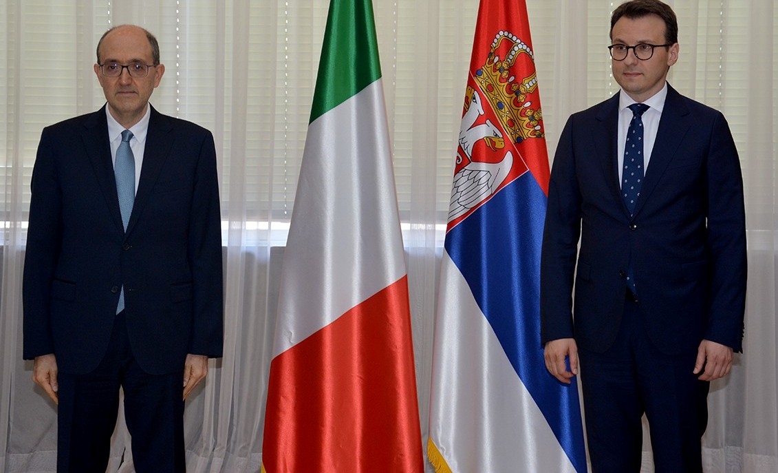 Petković sa ambasadorom Italije o političko-bezbednosnoj situaciji na KiM i nastavku dijaloga